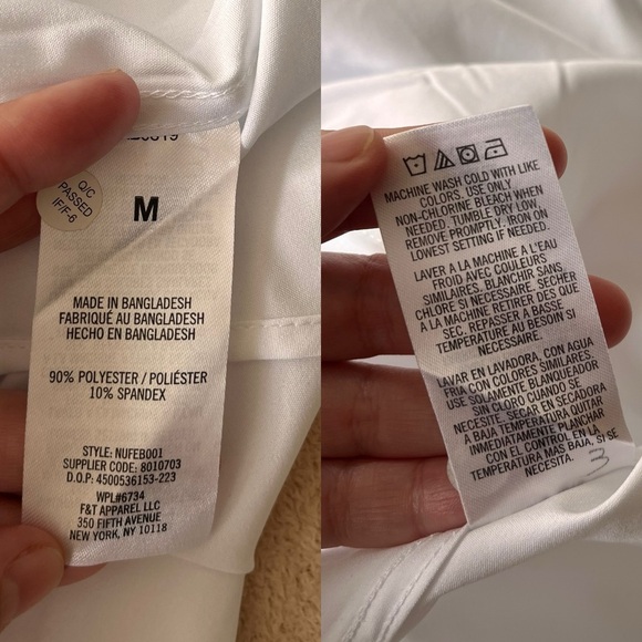 NWT Nautica White Short Sleeve Uniform Shirt Boys M (12/14) - Picture 11 of 11